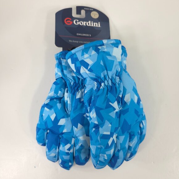 NWT GORDINI WRAP AROUND BLUE GLOVES CHILDREN'S SIZE LARGE WATERPROOF DRI-MAX.... - Picture 6 of 7